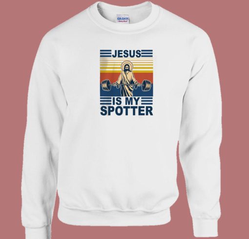 Jesus Is My Spotter Vintage 80s Sweatshirt