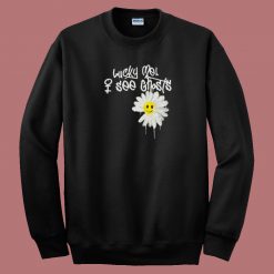 Lucky Me See Ghosts Daisy 80s Sweatshirt