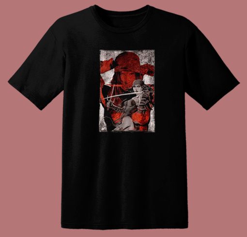 Marvel Elektra Double Exposed 80s T Shirt Style