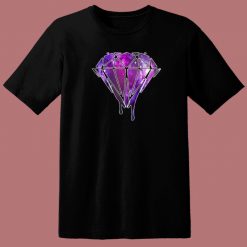 Melting Galaxy Diamond 80s T Shirt Style