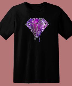 Melting Galaxy Diamond 80s T Shirt Style