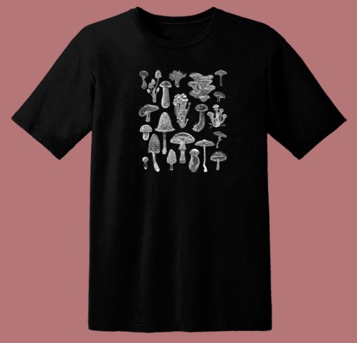 Mushroom Dark Academia 80s T Shirt Style