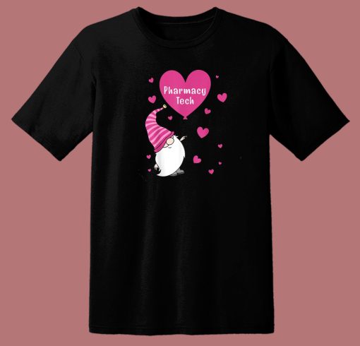Pharmacy Tech Valentine 80s T Shirt Style