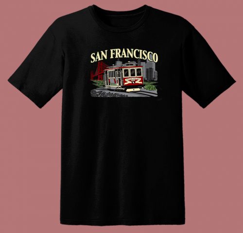 San Francisco Golden Gate 80s T Shirt Style