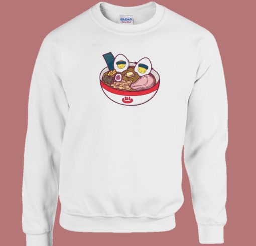 Spa Egg Ramen 80s Sweatshirt