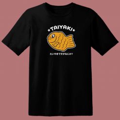 Taiyaki Fish Funny 80s T Shirt Style