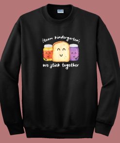 Team Kindergarten Meme 80s Sweatshirt