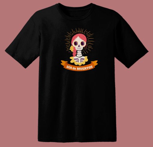 The Girl Skeleton 80s T Shirt Style