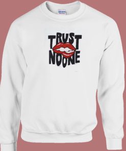 Trust No One Lips 80s Sweatshirt