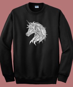 Unicorn Color Your Own 80s Sweatshirt