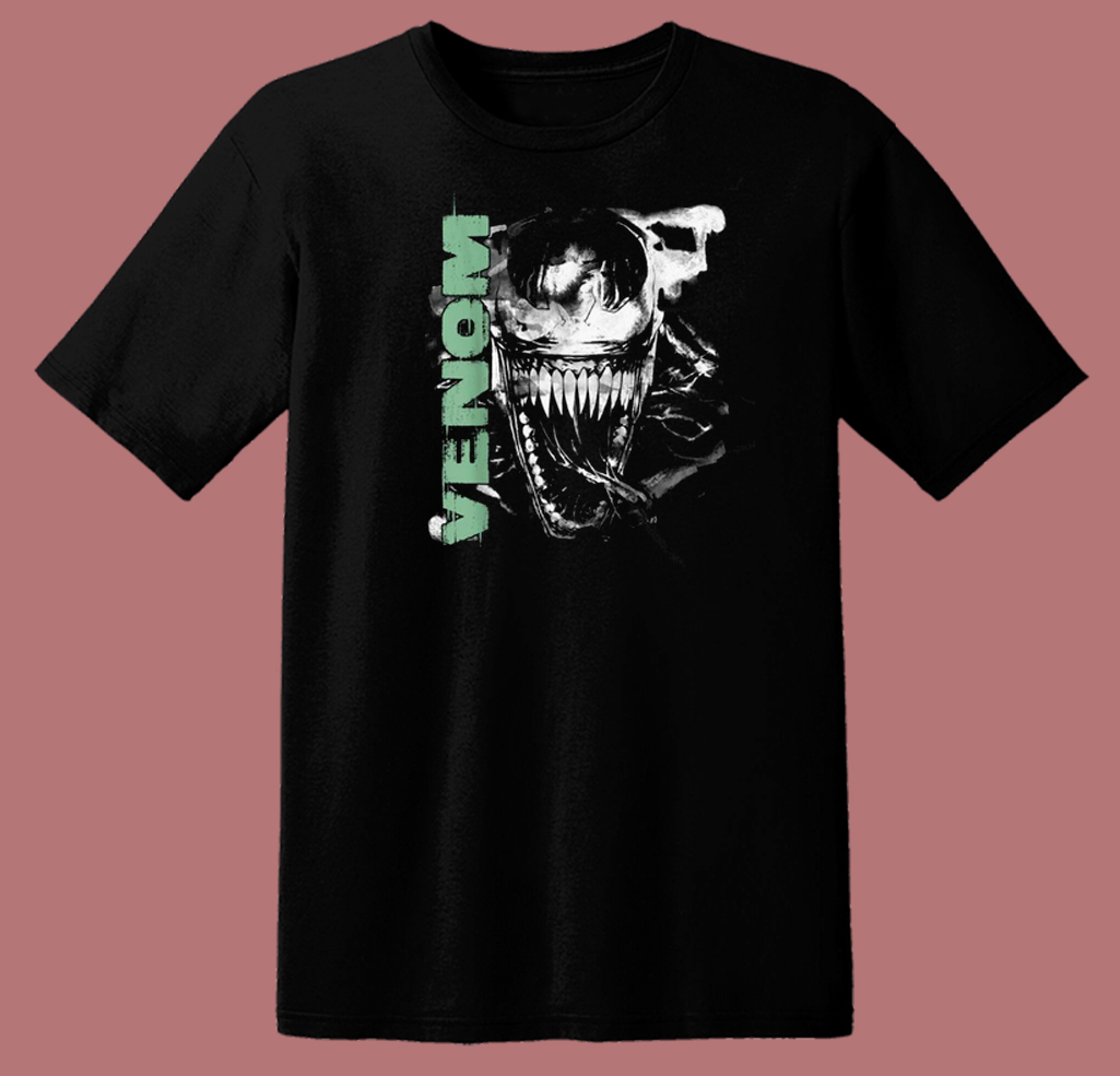 Venom Splattered Epic 80s T Shirt Style