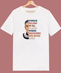 Women Belong In All 80s T Shirt Style