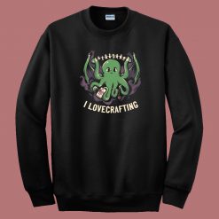 Baby Octopus Lovecreating Funny 80s Sweatshirt