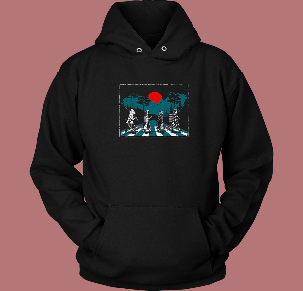 Demon Slayer Abbey Road Hoodie Style - Mpcteehouse.com