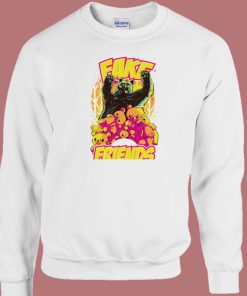 Fake Friends Trendy Bears Graphic 80s Sweatshirt