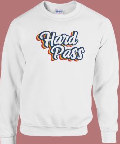Hard Pass Funny Retro 80s Sweatshirt
