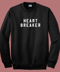 Heart Breaker Block Valentine 80s Sweatshirt