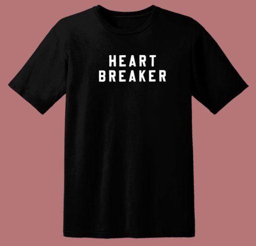 Heart Breaker Block Valentine 80s T Shirt Style