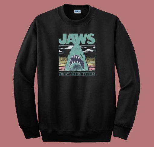 Jaws Amity Island Regatta 80s Sweatshirt