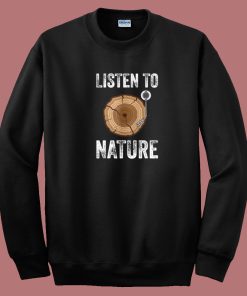 Listen To Nature Global Warming 80s Sweatshirt