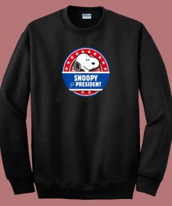 Peanuts Snoopy For President 80s Sweatshirt