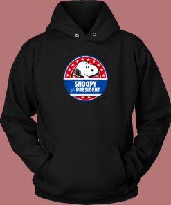 Peanuts Snoopy For President Hoodie Style