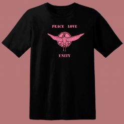 Pelican Peace Love Unity 80s T Shirt Style