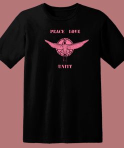 Pelican Peace Love Unity 80s T Shirt Style
