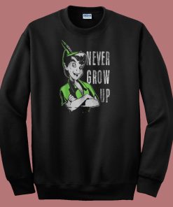 Peter Pan Never Grow Up 80s Sweatshirt