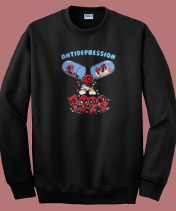 Top Deadpool Antidepression Pills 80s Sweatshirt