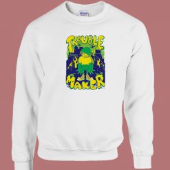 Trouble Maker Graphic 80s Sweatshirt