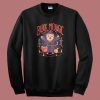 Black Meowgic Cute Evil 80s Sweatshirt