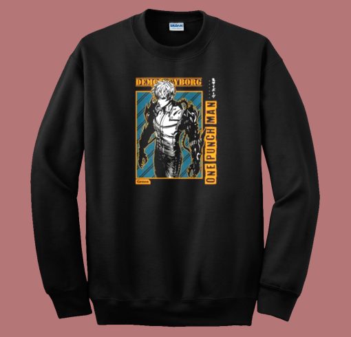 Demon Cyborg In Frame 80s Sweatshirt