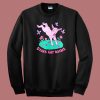 Dicks Get Kicks Funny 80s Sweatshirt