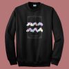Floral Zodiac Sign Aquarius 80s Sweatshirt