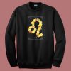 Floral Zodiac Sign Leo 80s Sweatshirt