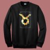 Floral Zodiac Sign Taurus 80s Sweatshirt