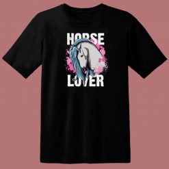 Horse Lover Girl Horseback 80s T Shirt Style