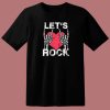Lets Rock Aand Roll Music Vintage 80s T Shirt Style