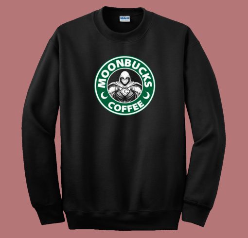 Moonbucks Coffee Funny 80s Sweatshirt