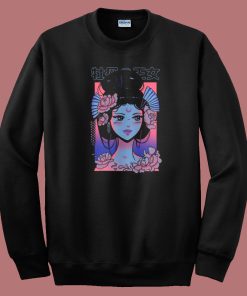 Princess Of The Sunset Graphic 80s Sweatshirt
