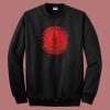 Red Moon Fern Graphic 80s Sweatshirt