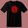 Red Moon Fern Graphic 80s T Shirt Style