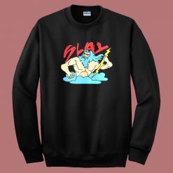 Slay Zeus Olympus 80s Sweatshirt