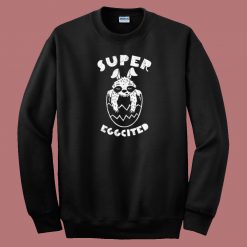 Super Eggcited Lazy Sloths 80s Sweatshirt