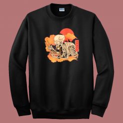 Yokai Ramen and Cats 80s Sweatshirt