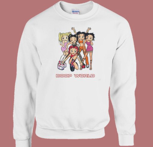 Betty Boop Spice Girls Boop 80s Sweatshirt