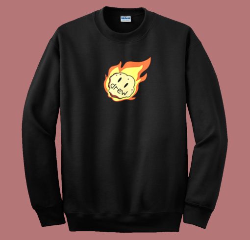 Drew House Flame Ball 80s Sweatshirt On Sale