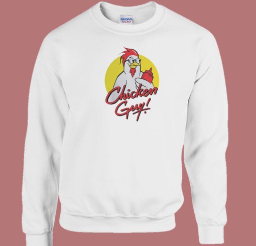 Fieri Chicken Guy Funny 80s Sweatshirt