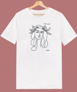 Francoise Gilot Sketch 80s T Shirt Style